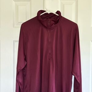 NWT Adidas Freelift Quarter Zip Men XL Maroon